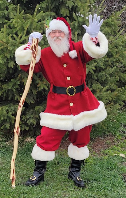 Wool/Cashmere "Cola" Style Professional Santa Claus Suit