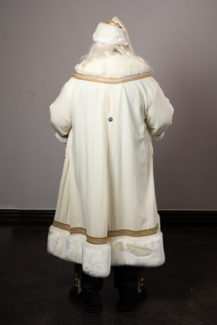 Professional Santa Claus White Long Suit (Full Suit)