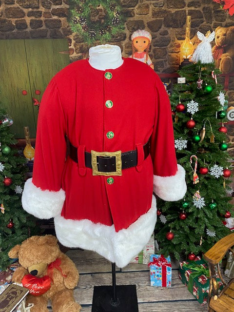 Wool/Cashmere  "Cola" Style Professional Santa Claus Suit