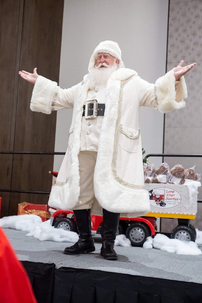 Professional Santa Claus White Long Suit (Full Suit) – Santa's Tailor