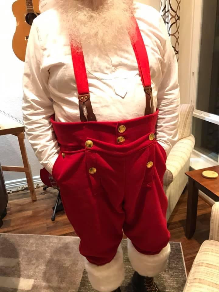 Professional Santa Claus Drop-Front Pants - Bespoke