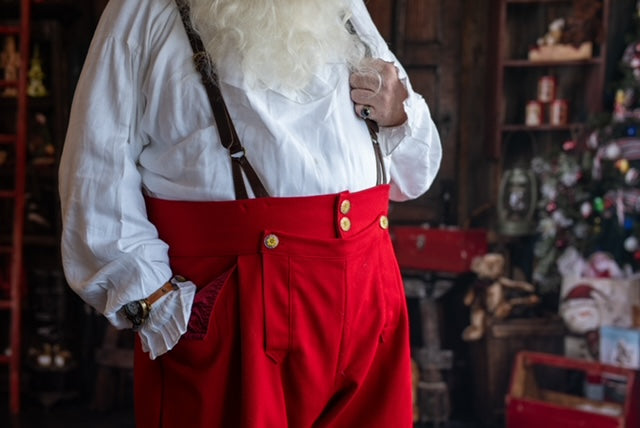 Professional Santa Claus Drop-Front Pants - Bespoke