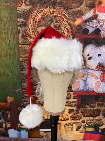 NEW for 2024!! Redesigned Professional Santa Hat - 100% Wool